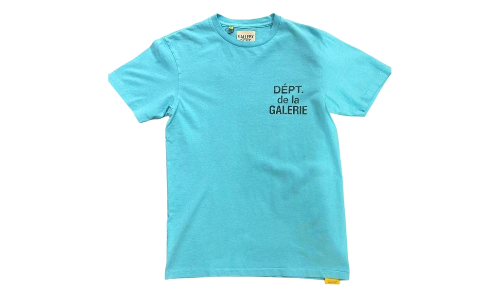 French T-Shirt "Light Teal" GD045