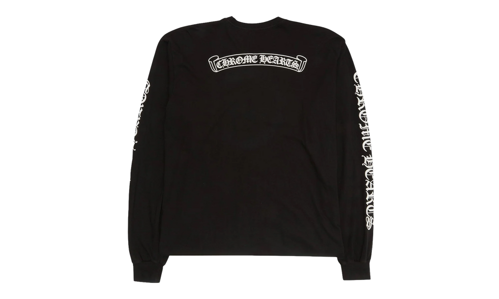 Scroll Logo Long Sleeve T-Shirt "Black / White" CHRM1127