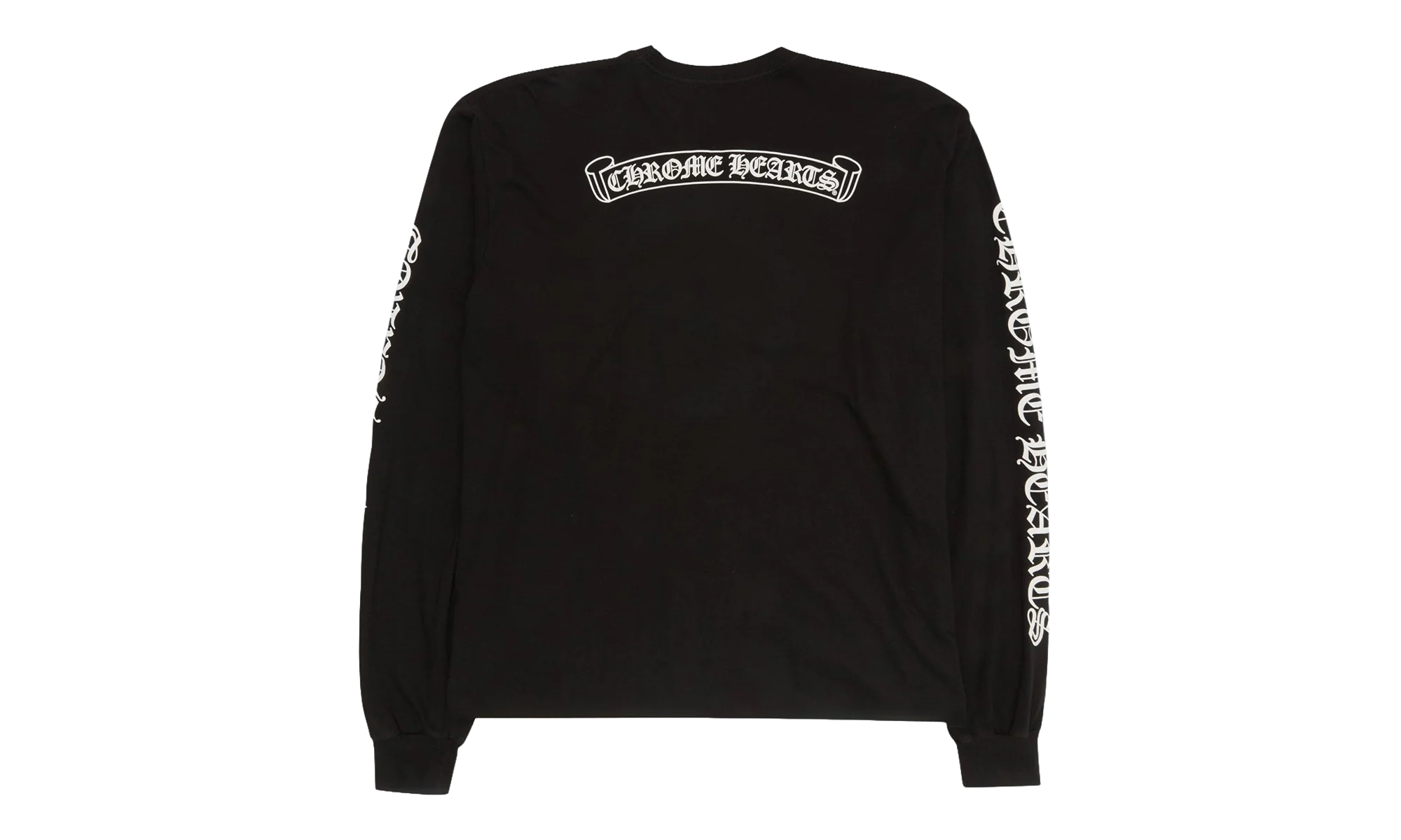 Scroll Logo Long Sleeve T-Shirt "Black / White" CHRM1127