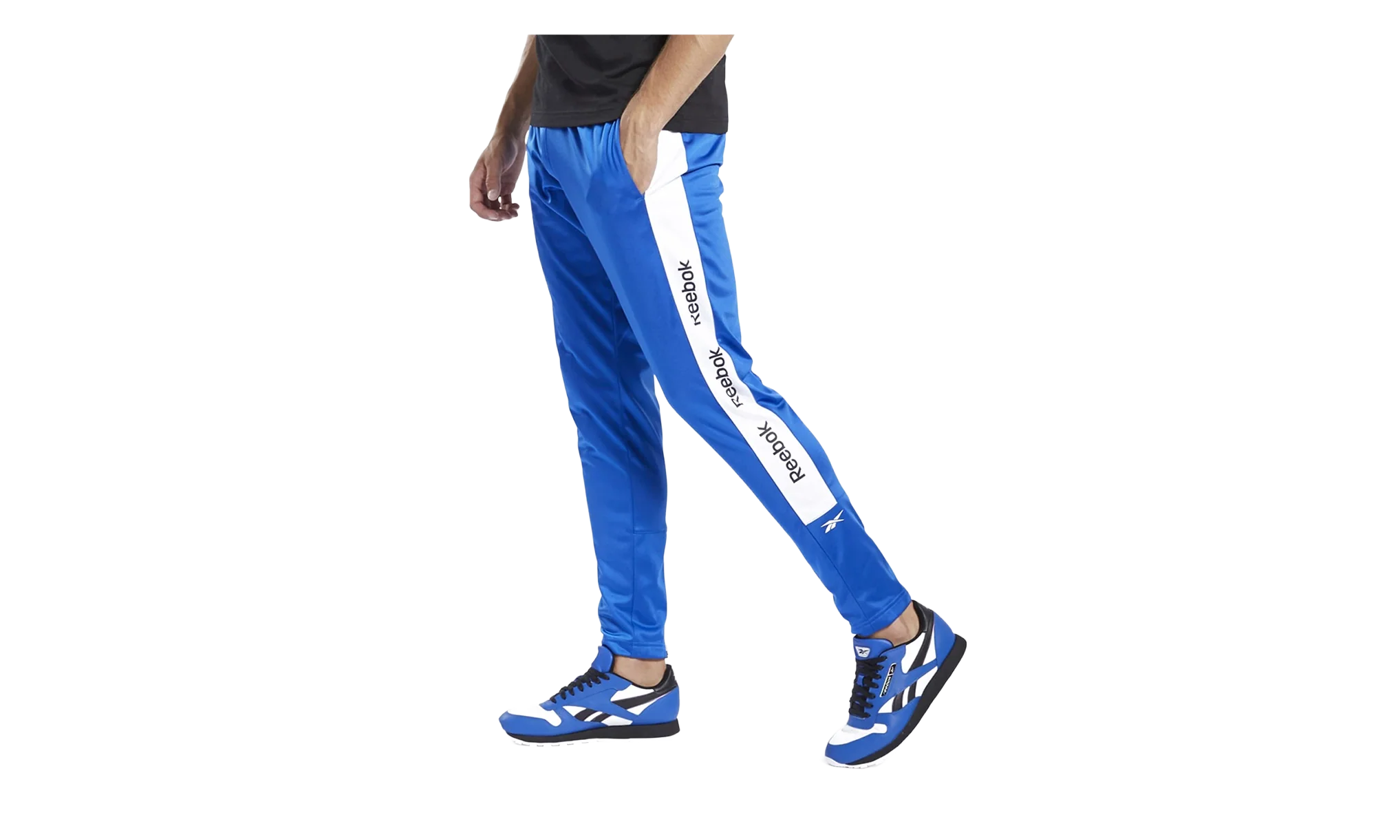 Training Essentials Linear Logo Track Pant "Humble Blue" FK6138