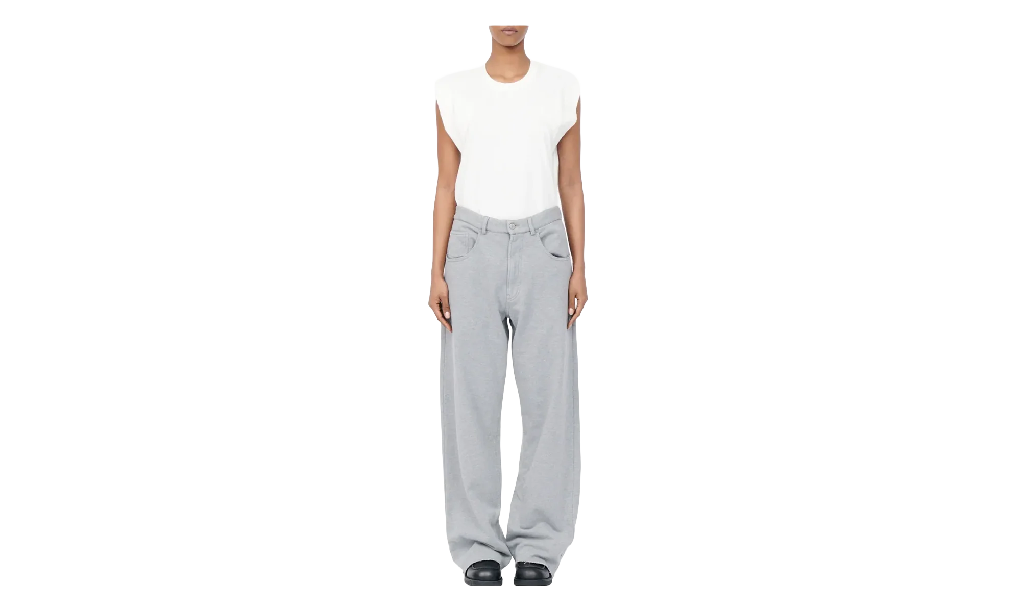 Logo Pants WMNS "Grey Melange" S52KA0548 S25337 853M