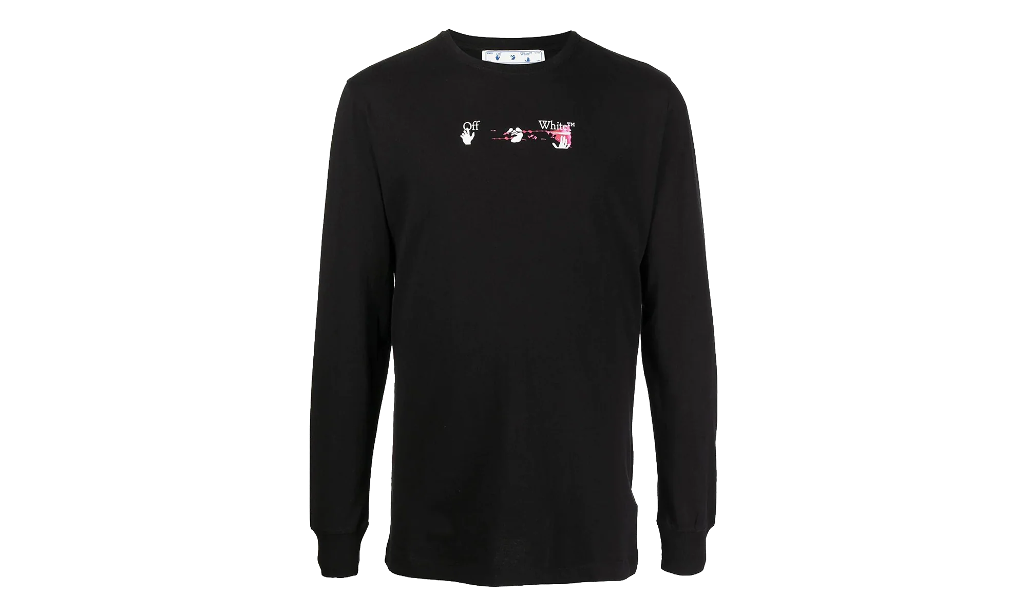 Arrows-Motif T-shirt "Black" OMAB001F21JER0051032