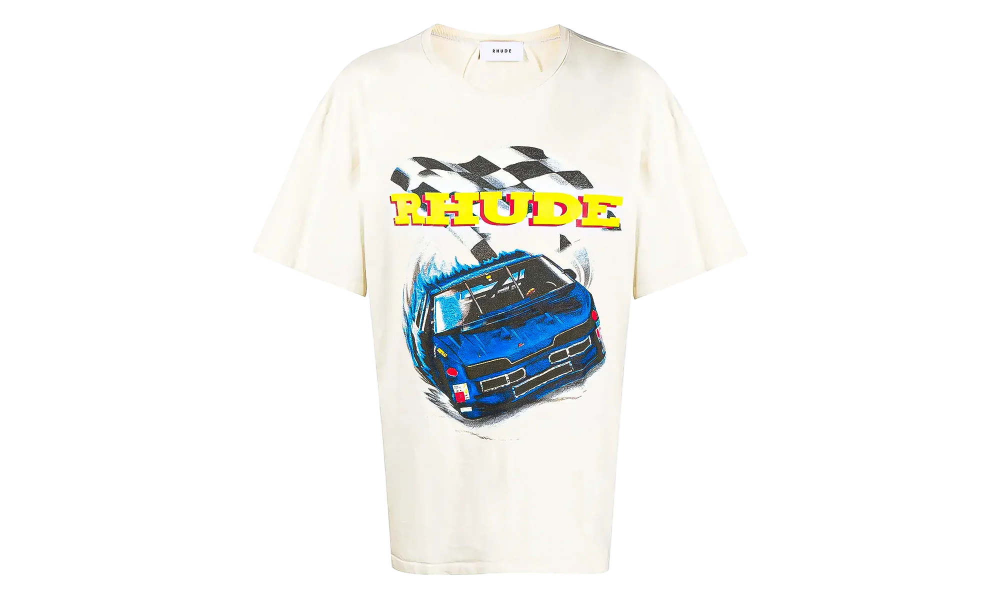 Nascar T-Shirt "Cream" RHU06PS20008 WHT