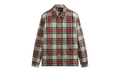 Plaid Boxy Collared Overshirt "Fame" KHM031333 678