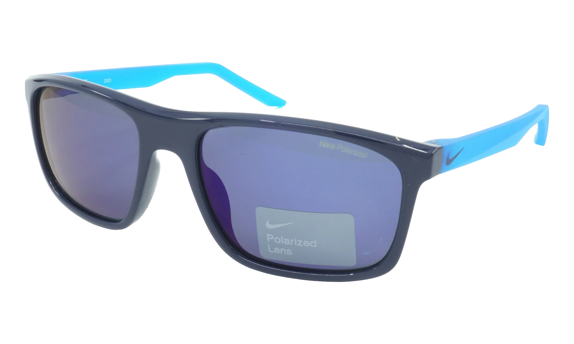 Fire Polarized Sunglasses "Obsidian / Polar Blue Flash" FD1818 451