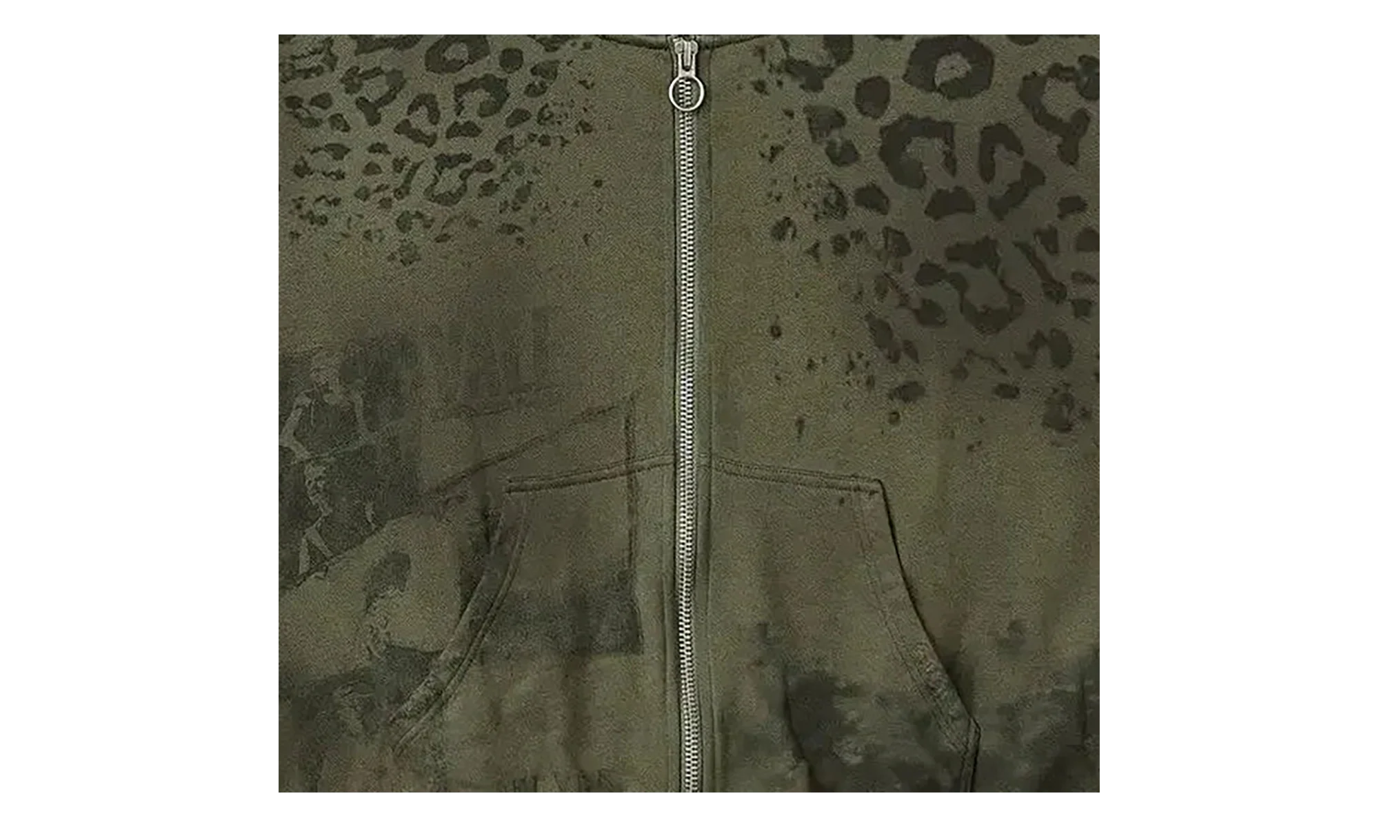 Safari Zip Up Hoodie "Olive" VAL121