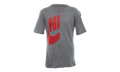 Sportswear T-shirt GS "Carbon Heather / Red" 923662 091
