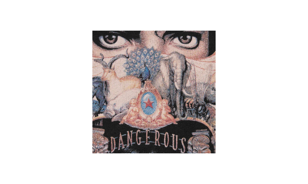 Michael Jackson® Dangerous ZipUp Hooded Sweatshirt "FW25 - Black" SU26848