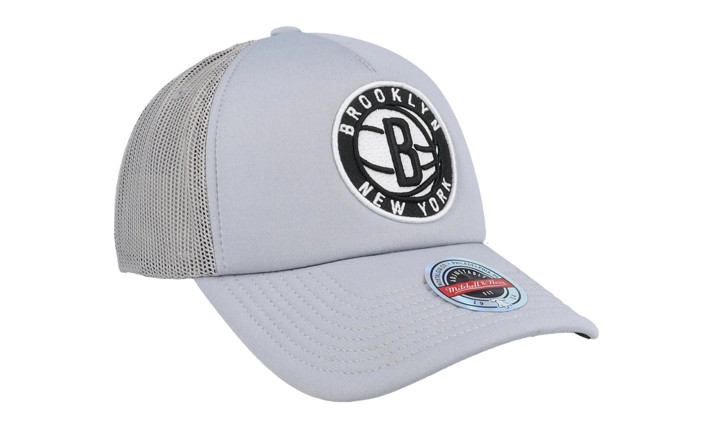 NBA Keep On Truckin Trucker Cap "Brooklyn Nets - Grey" 6HSSSH21352 BNEGREY