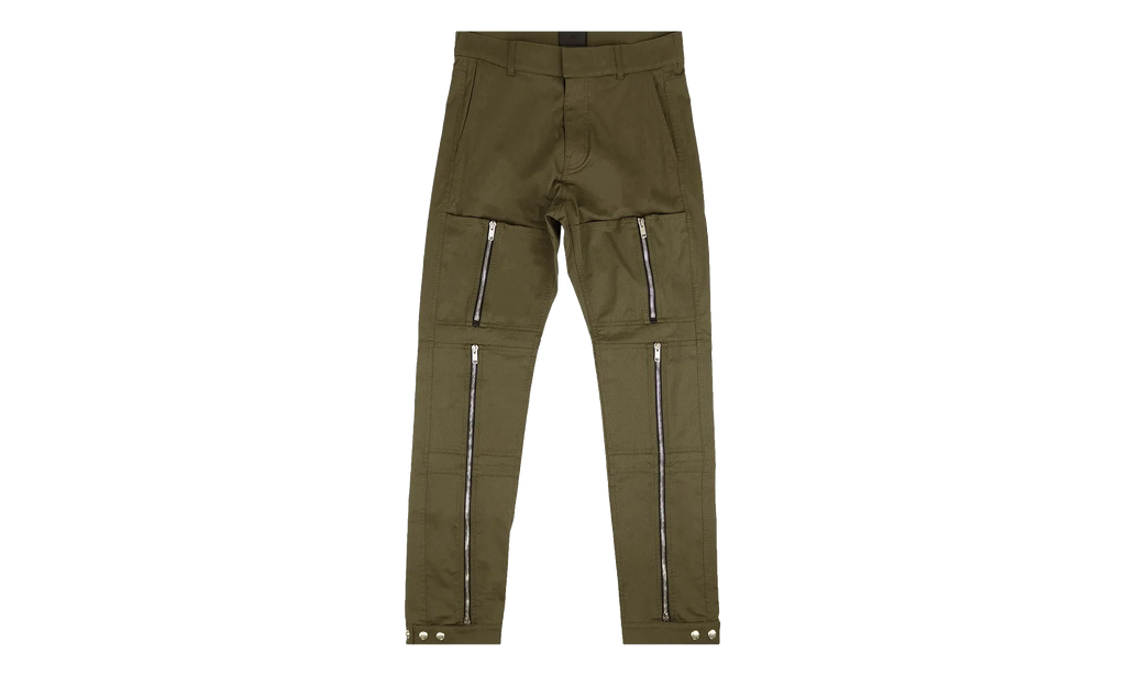 Zip Detail Pants "Khaki Green" BM50UC1308 313