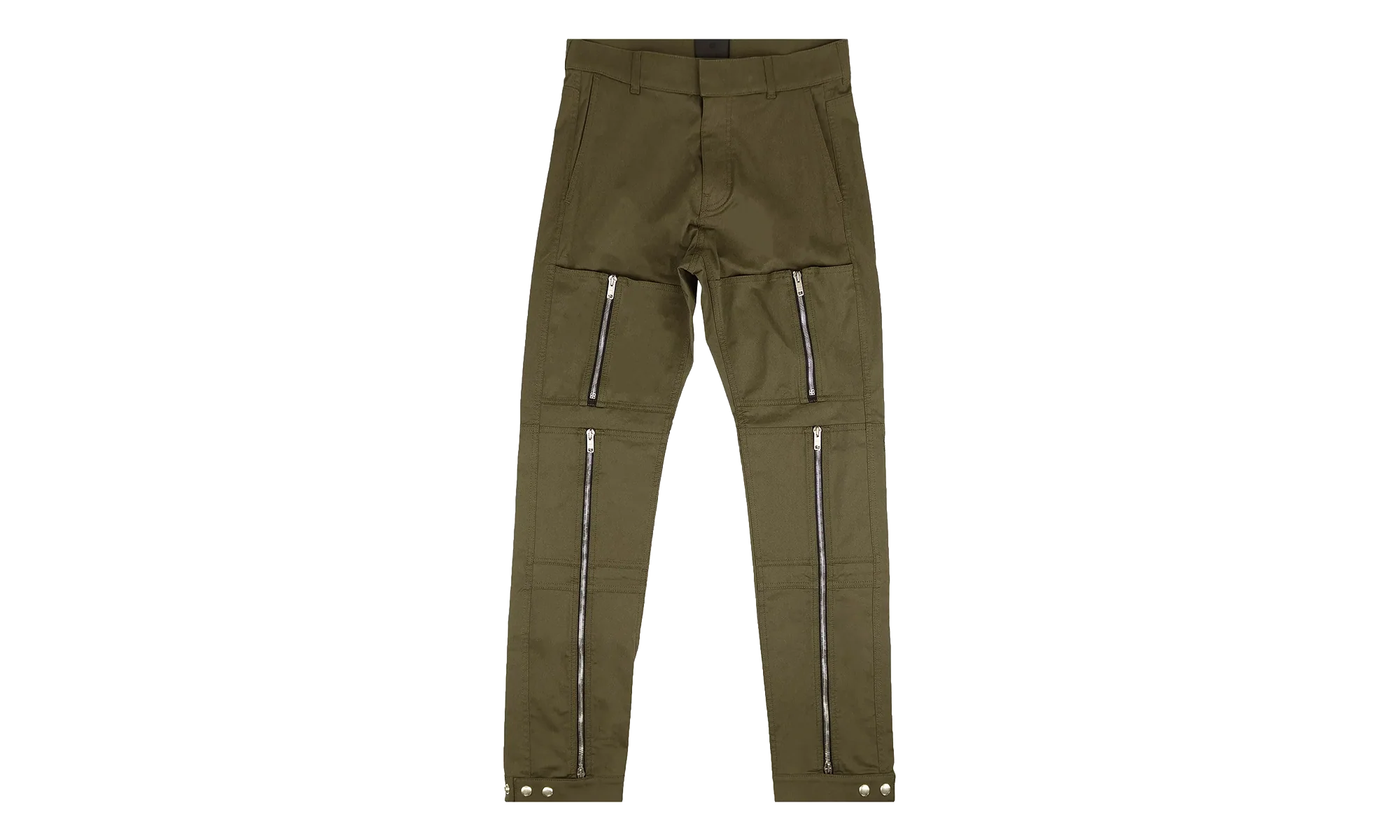 Zip Detail Pants "Khaki Green" BM50UC1308 313