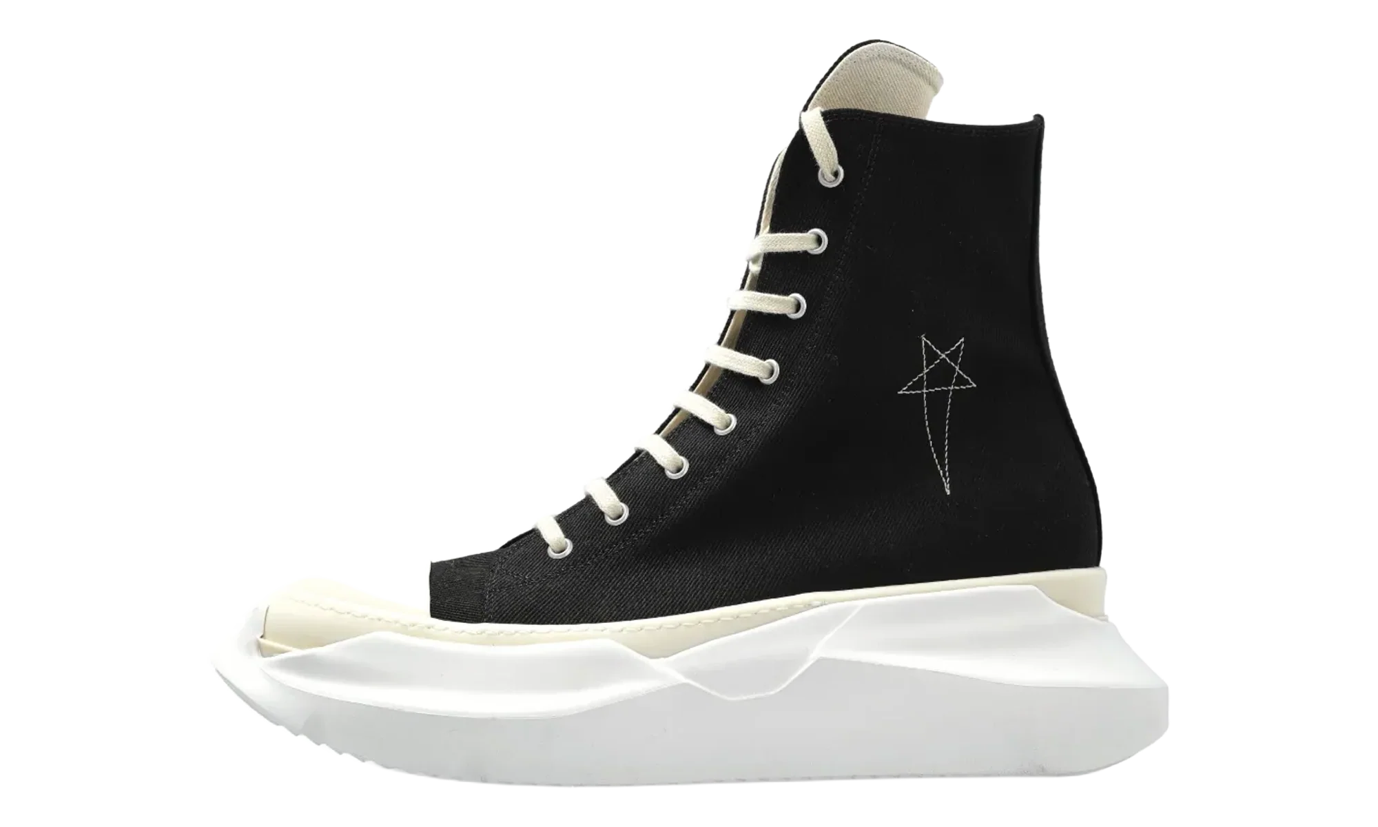 Hollywood Abstract Pentagram Sneaker High "Black Pearl Milk" DU01E3840 DOEM9 9811