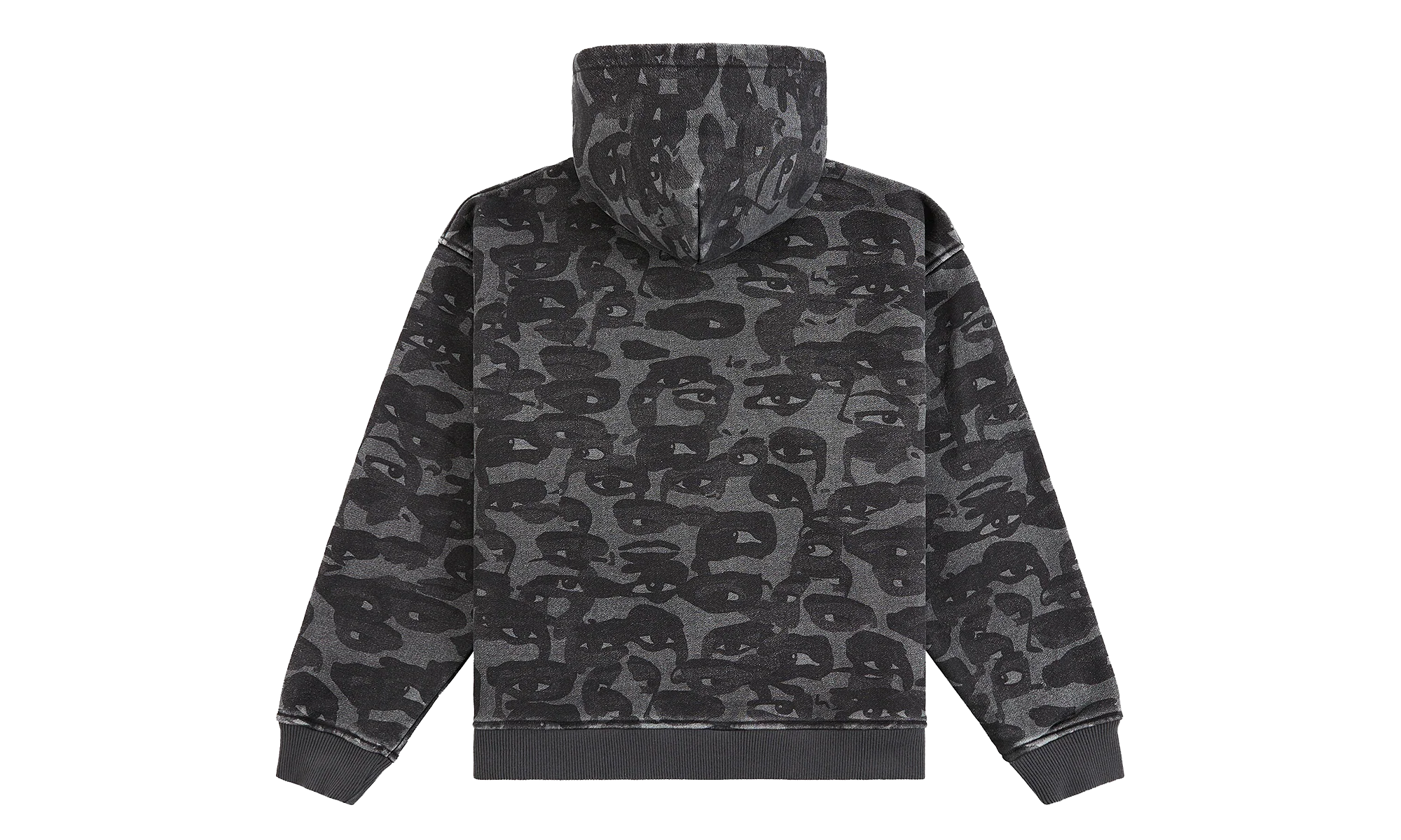 Kid Super Face Camo Hoodie "Black" KS006