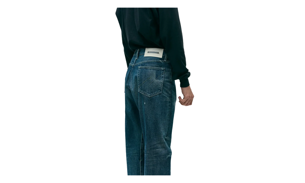 Washed Denim DP Mid Pants "Indigo" 252XBNH PTM06 INDI