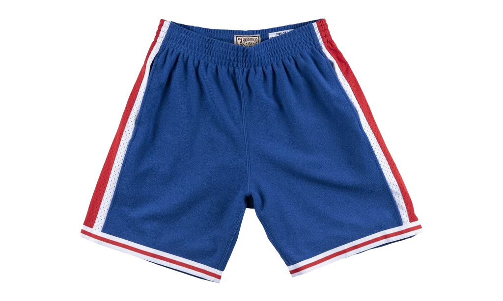NBA Reverse Warm Up Swingman Shorts "1997 Philadelphia 76ers - Royal" SMSHBW18065 P76ROYA97