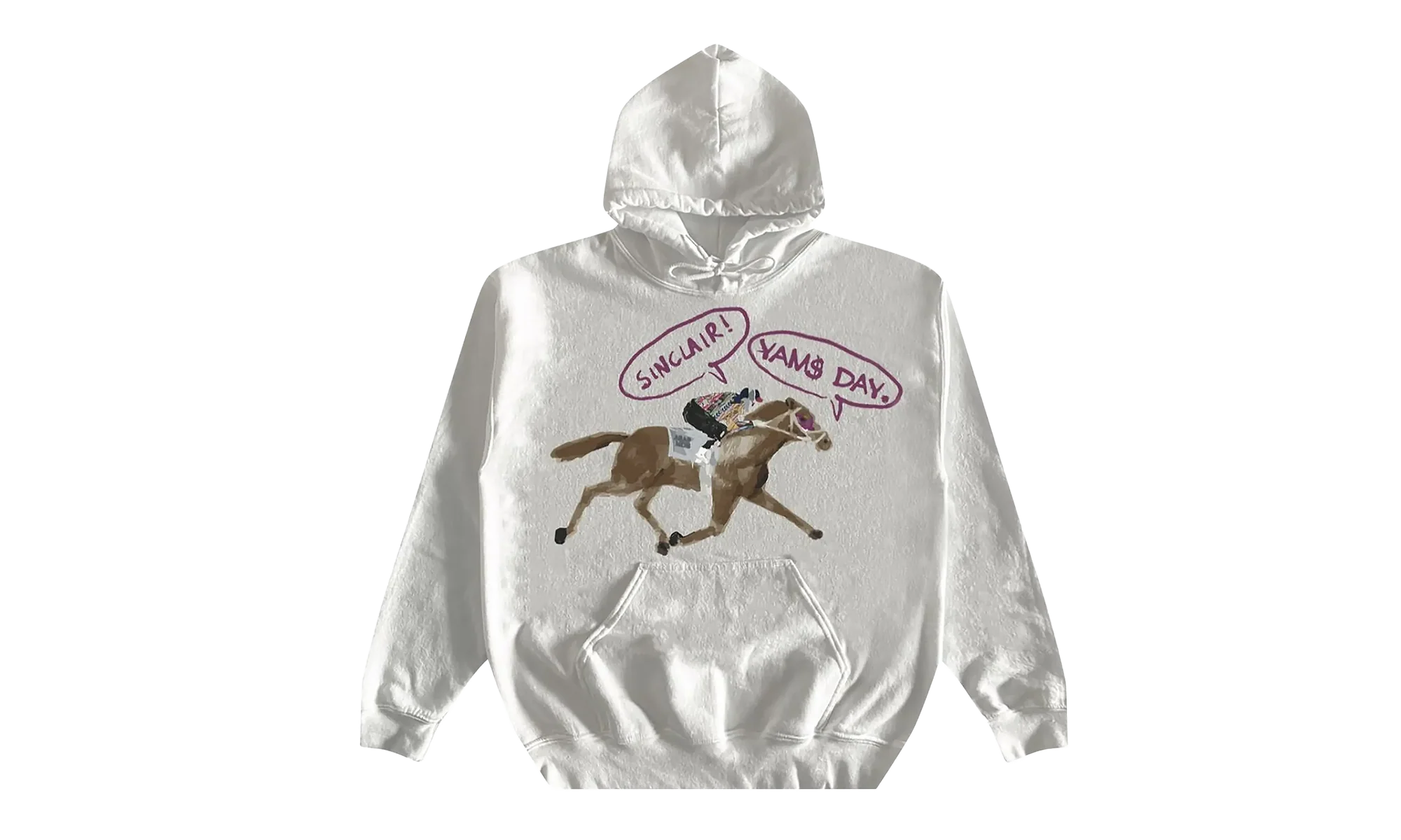 Yams Day 2021 Long Beach Horse Hoodie "White" 2010 1SS210106LBHH WHIT