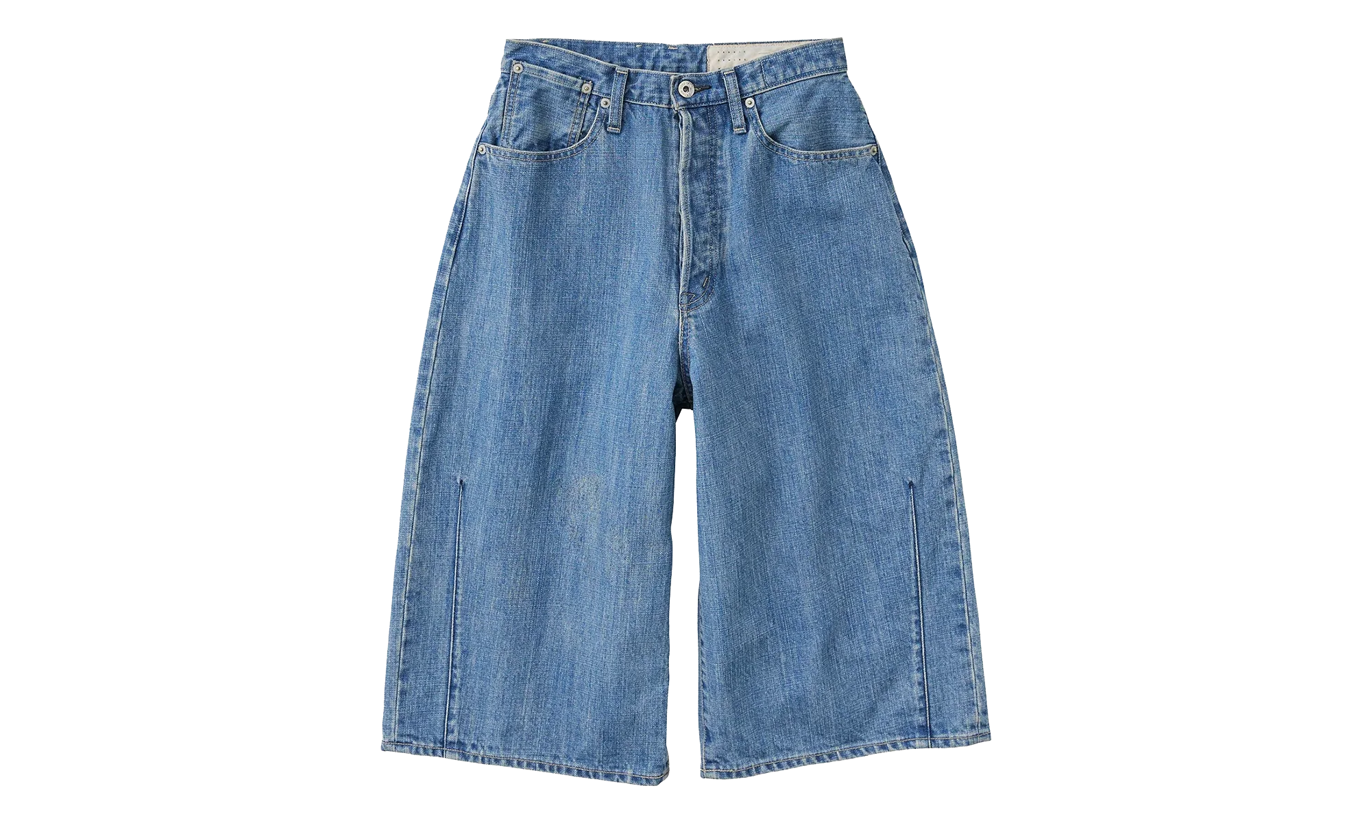 Crossed Denim Shorts "Light Indigo" 962982