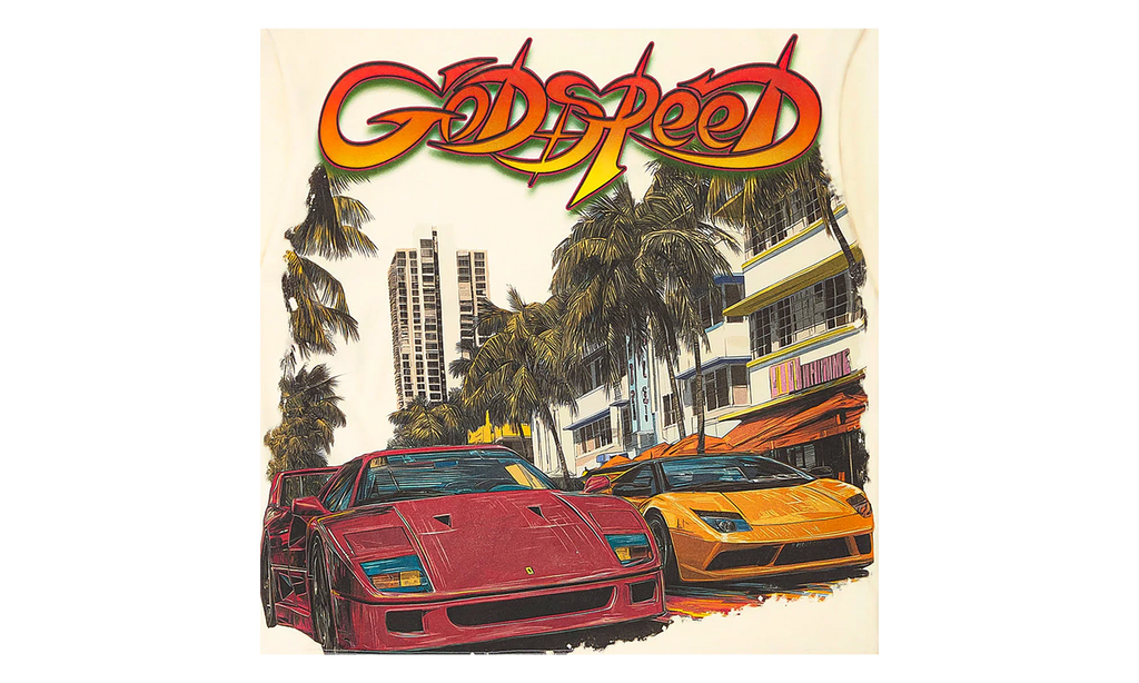South Beach Drive Miami Superrun T-Shirt "Bone" GS100