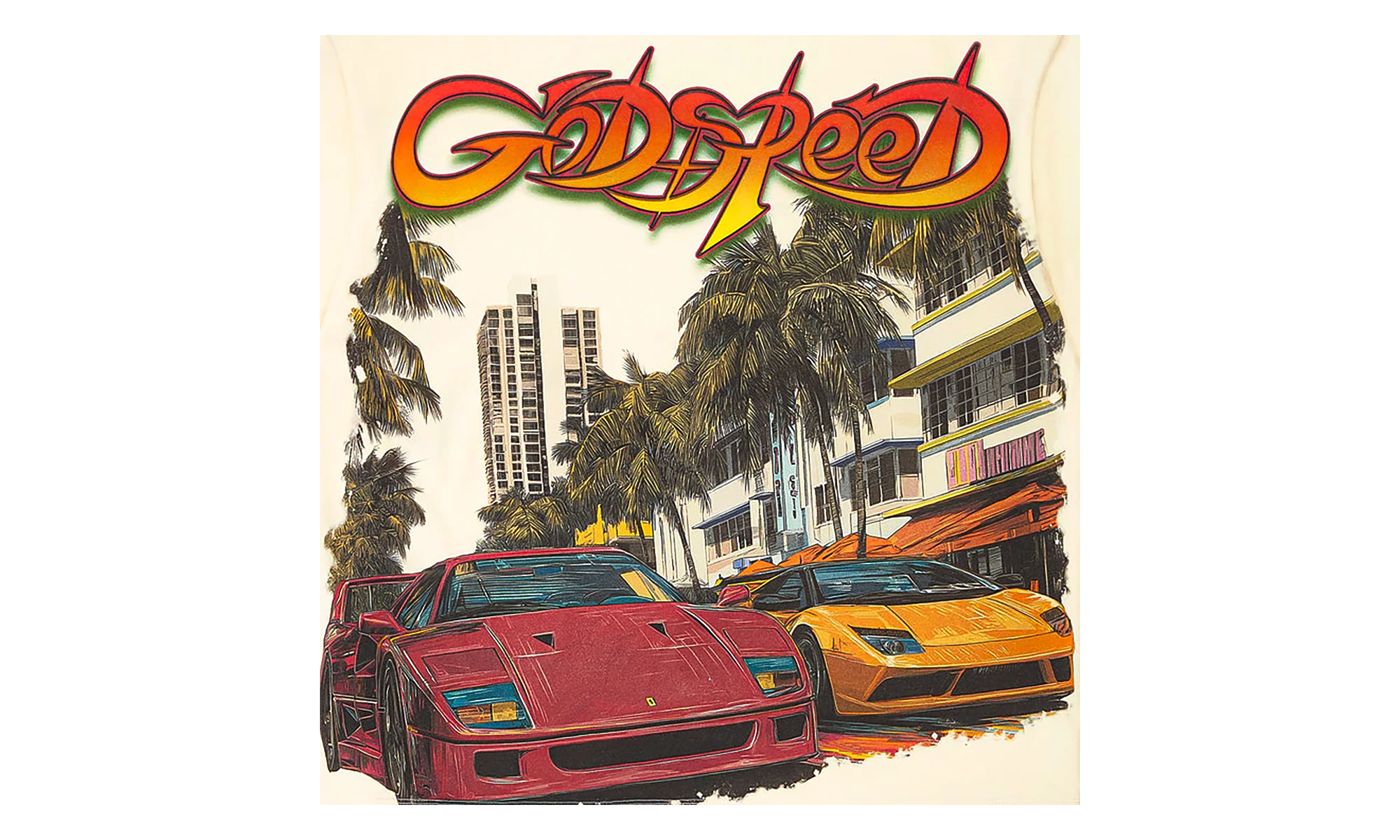 South Beach Drive Miami Superrun T-Shirt "Bone" GS100