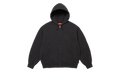Cut Out Zip Up Hoodie "Black" SU27264