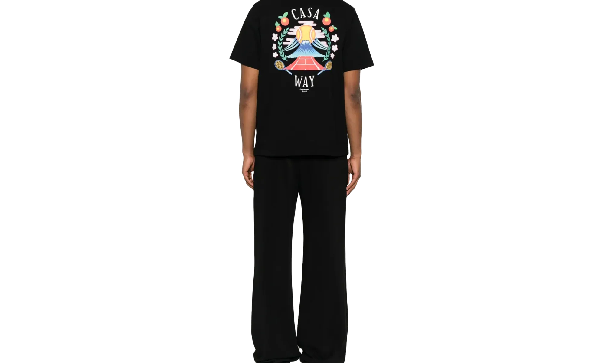 Casa Way Mountain Short Sleeve T-Shirt "Black" MPF25 JTS 001 09