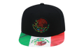 Branded Flag 2 Tone Snapback Cap "Mexican Flag - Black / Green" 6HSSTD17412 MNNBKGN