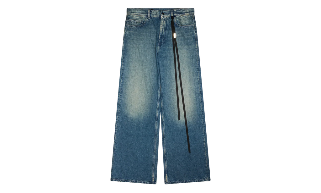 Modest Relaxed Flared Trousers "Mid Blue" ADR MJNS 0001