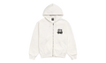 Dice Pigment Dyed Zip Up Hoodie "Natural" STUS371