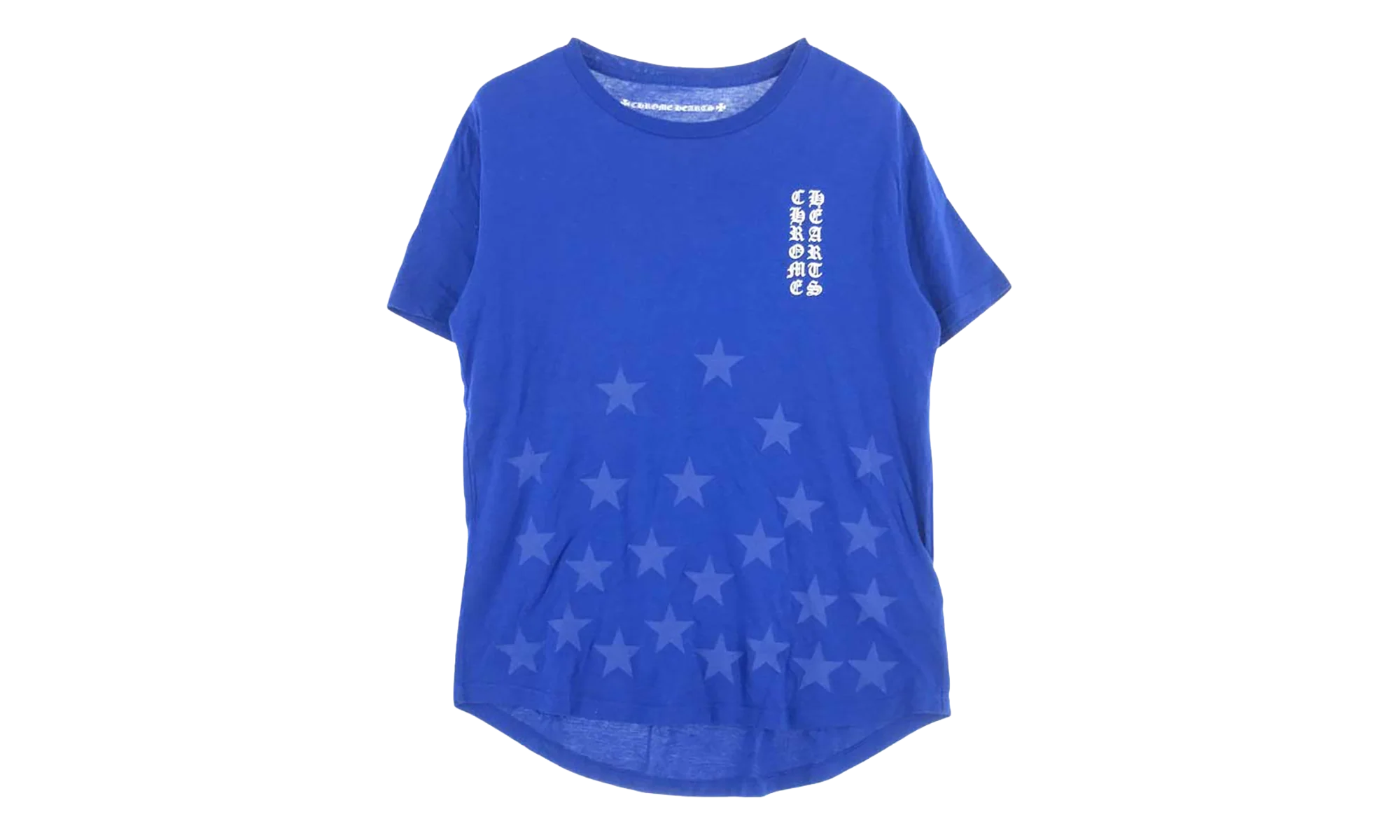 Vertical Logo Graphic Print T-Shirt "Blue" CHRM0823