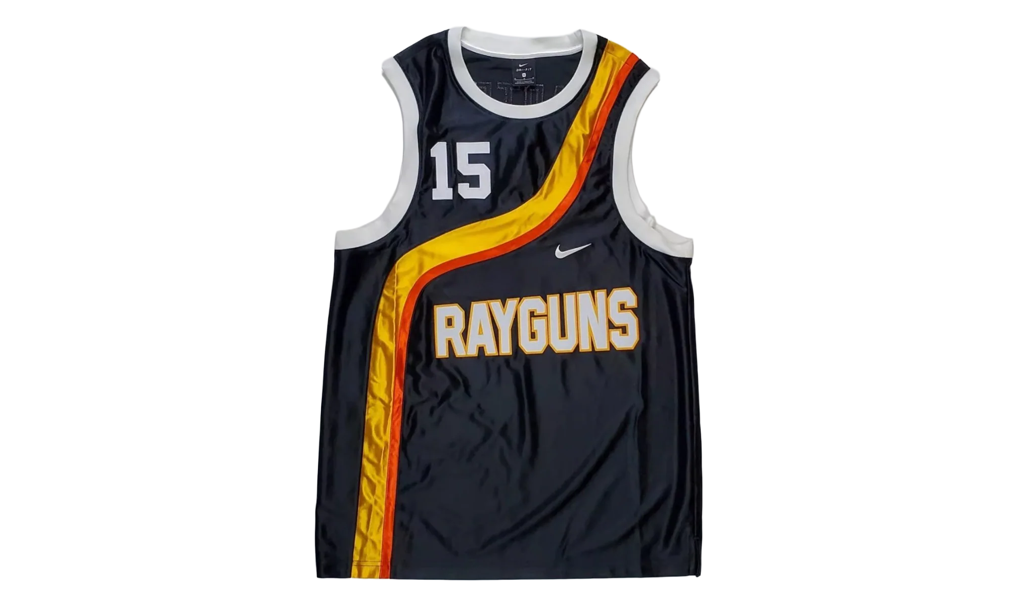 Roswell Rayguns Vince Carter Basketball Jersey "Black / Gold Orange" CV1970 010