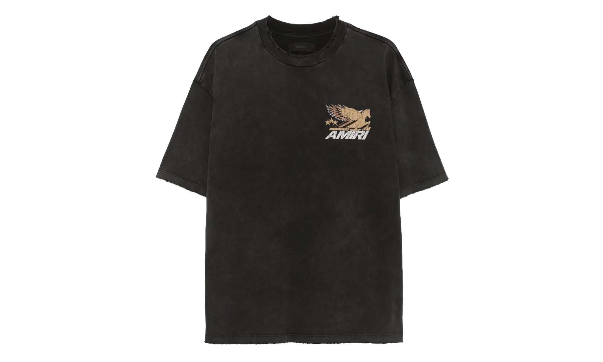 Vintage Pegasus Logo Short Sleeve T-Shirt "Black" AMJYTE1142 001