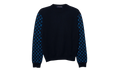 Monogram Mix Cashmere Crewneck "Navy" 1AATLQ