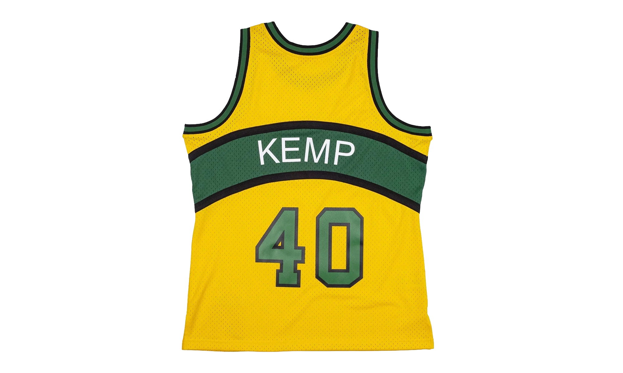 NBA Shawn Kemp Reload Swingman Jersey "1994 Seattle Supersonics - Yellow" SMJYCP19285 SSUYELL94SKE