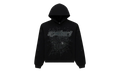 Rhinestone Punk V2 Hoodie "Black" SP5der337