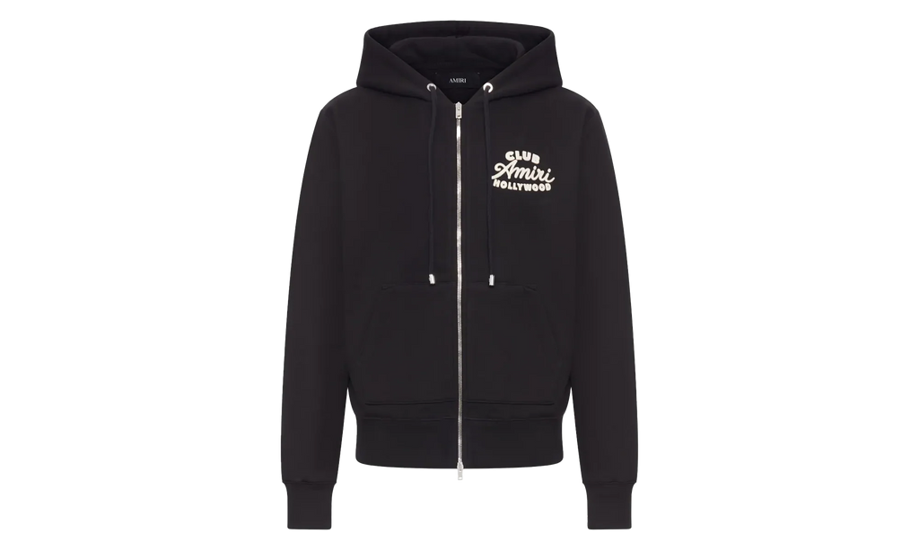 Club Amiri Zip Hoodie "BLACK" AMJYHD1123