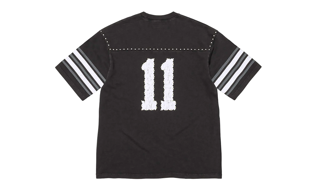 Studded S/S Football Top "SS26 - Black" SU27035