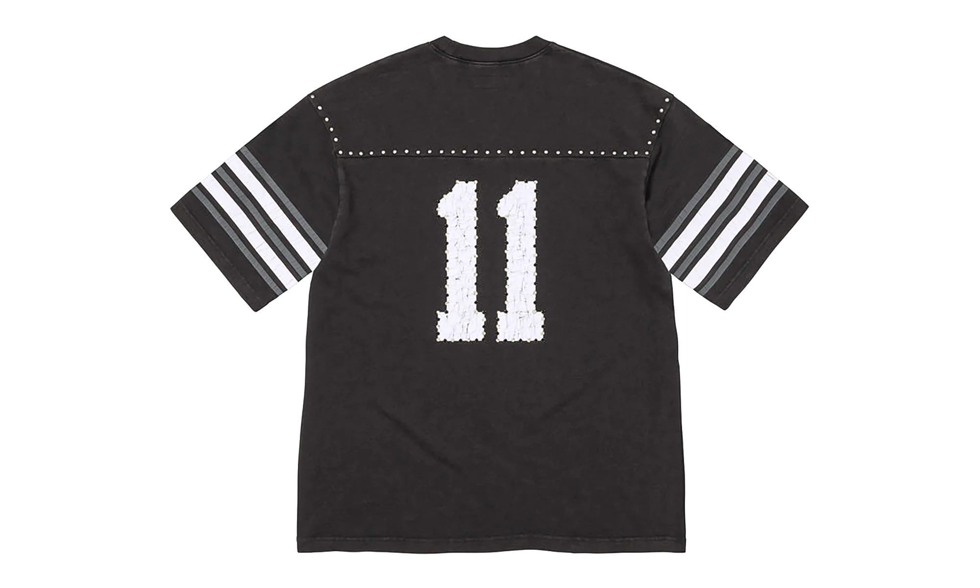 Studded S/S Football Top "SS26 - Black" SU27035