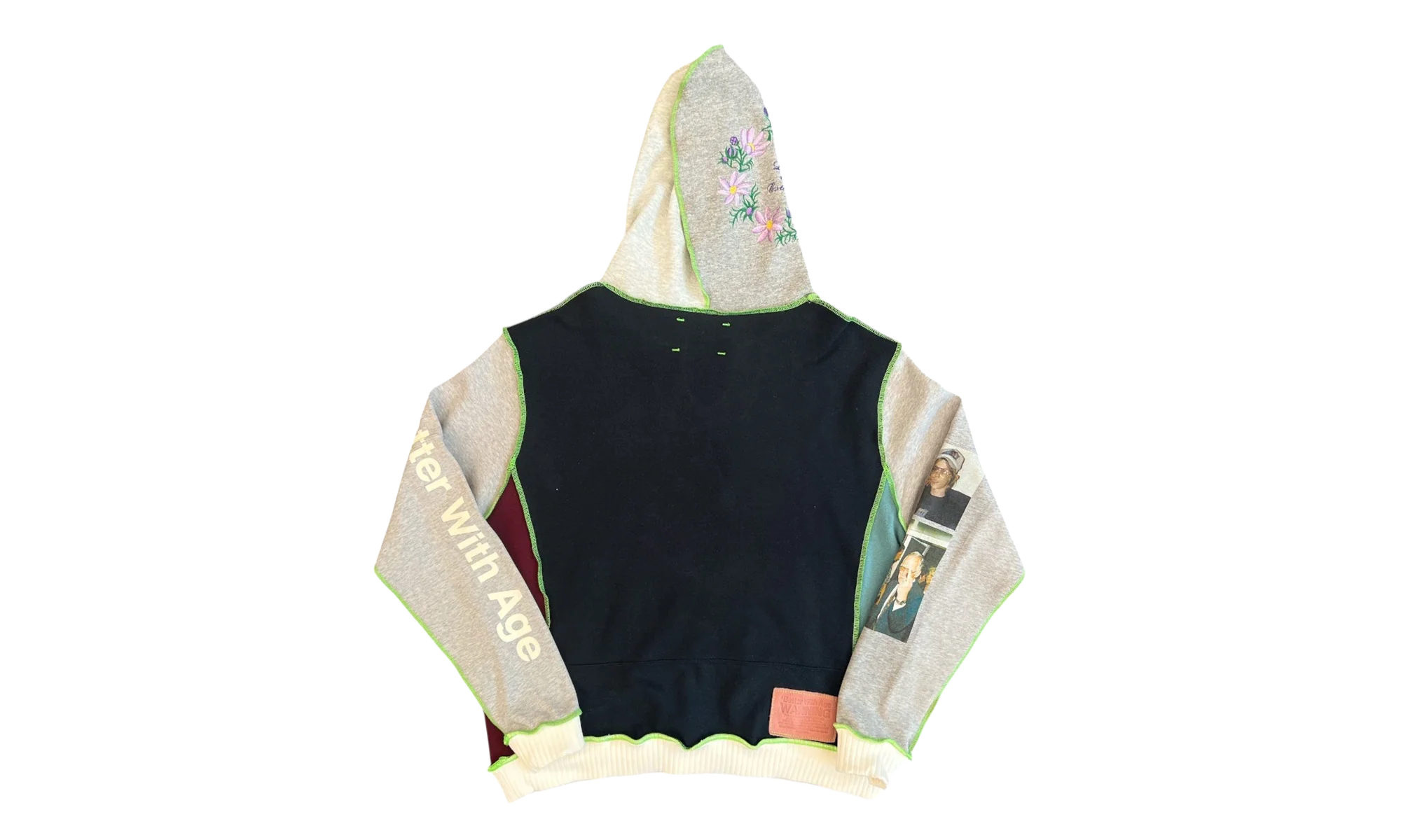 Hollywood Hoodie "Heather Grey / Multicolor" BWA109