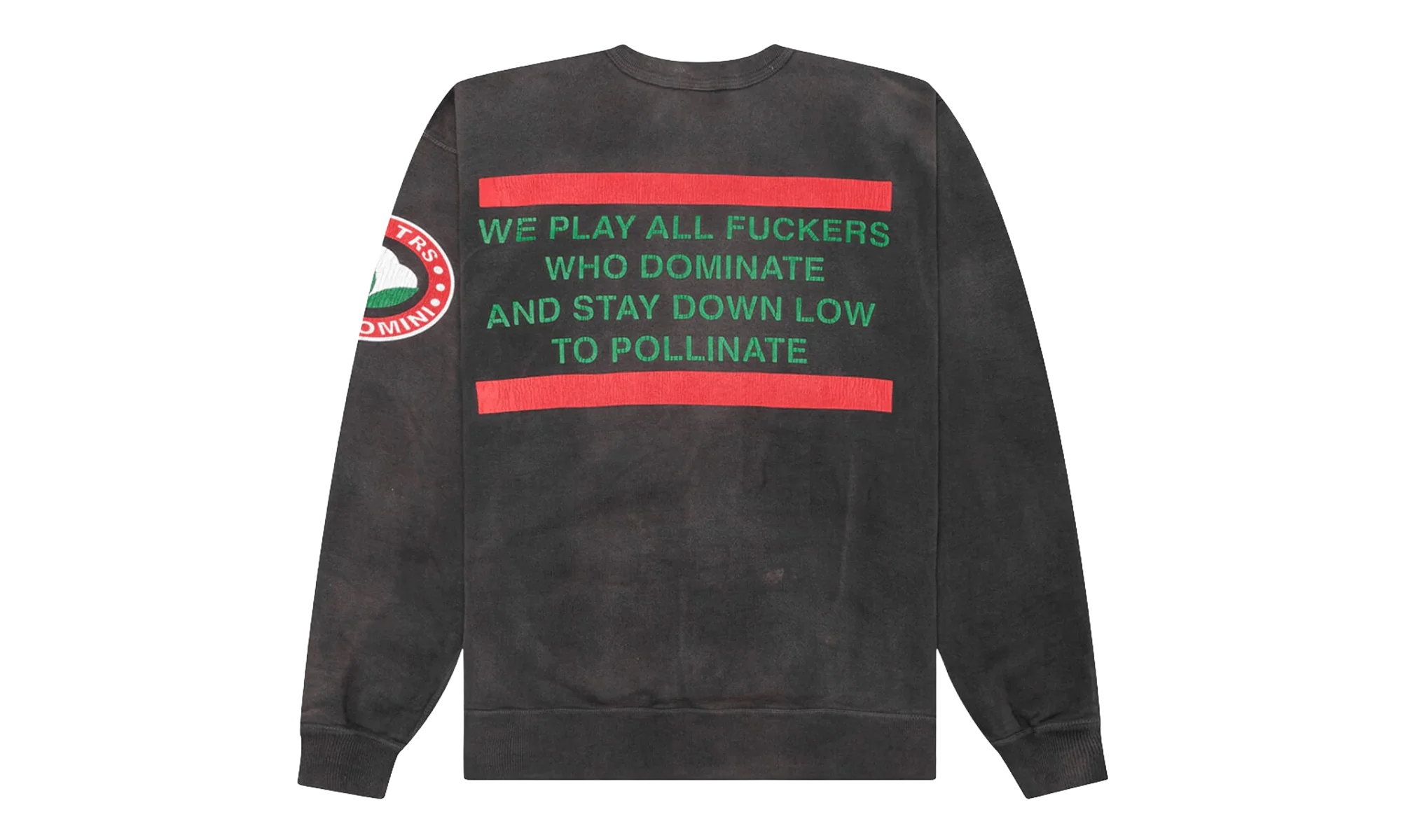 STTRS Logo Crewneck Sweatshirt "Saint Michael - Black" DT363