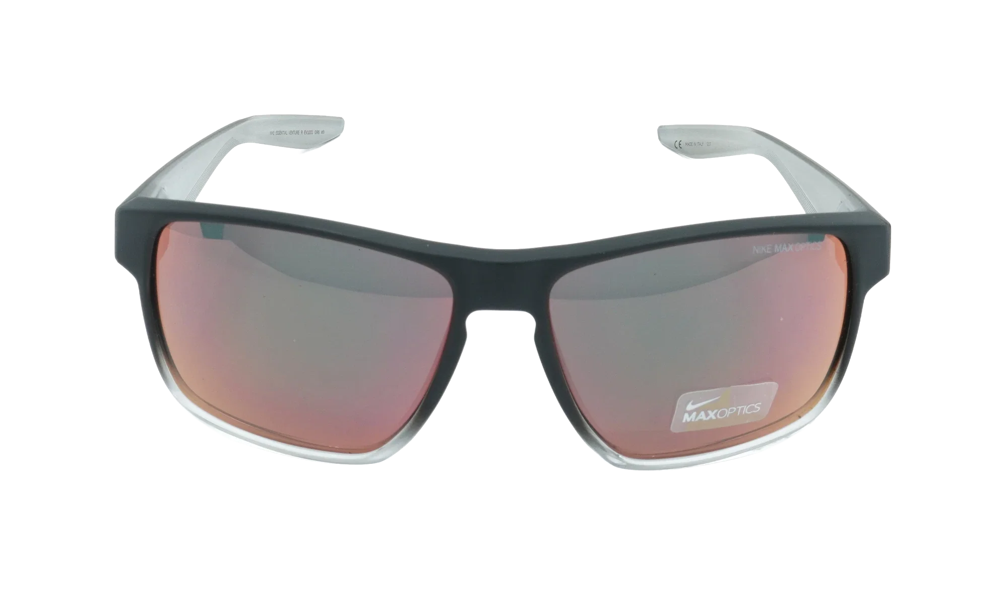 Essential Venture Sunglasses "Matte Black / Red Mirror Grey" EV1001 096