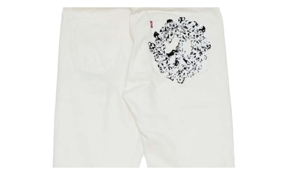 Peace Pocket Denim "White" DT408