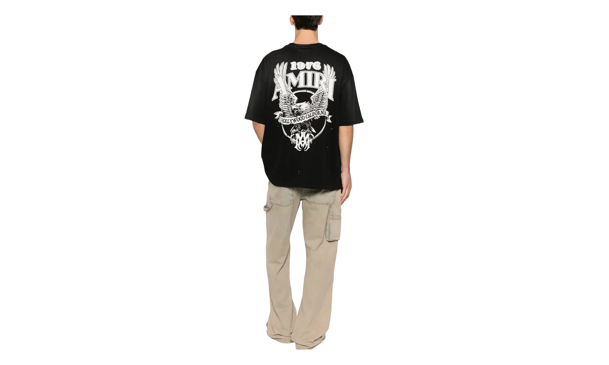 Eagle Oversized Tee "Black" AMTOJR1024 001