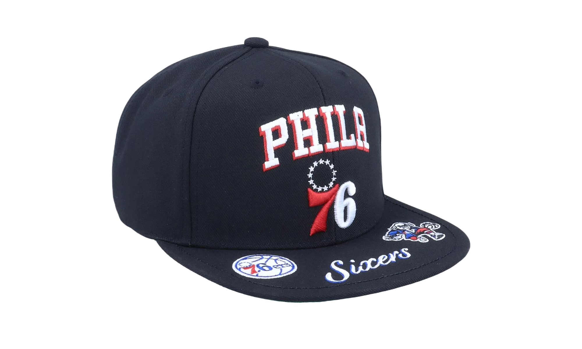 NBA Front Loaded Snapback Cap "Philadelphia 76ers - Black" HHSS2998 P76YYPPPBLCK