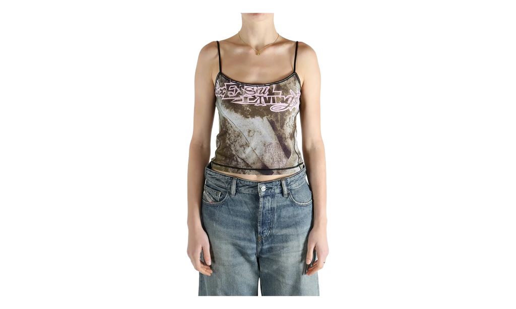 T-UCA Tank Top WMNS "Brown / Sand" A20981 0QVCW 5AFA