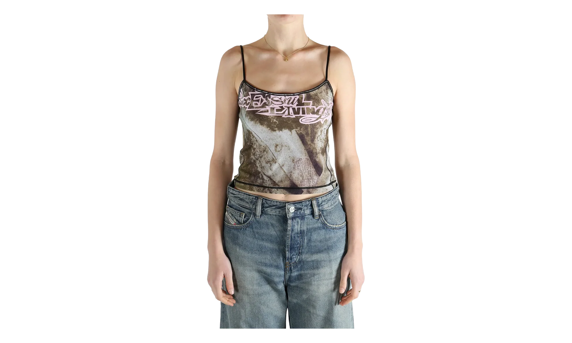 T-UCA Tank Top WMNS "Brown / Sand" A20981 0QVCW 5AFA