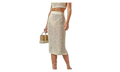 Rhea Midi Skirt "Beige" KITH43