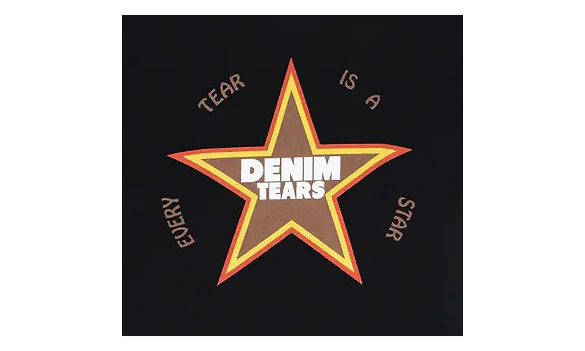 Every Tear Is A Star Tee "Black" DT405