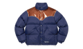 Glitter Yoke Down Puffer Jacket "FW22 - Navy" SU26914