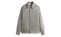 Slub Boucie Boxy Collared Overshirt "Ink Navy" KHM031816 432