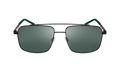 Traveler Strike Polarized Sunglasses "Matte Black Anodized" IB3675X 010